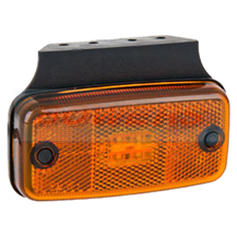 12v/24v Amber LED Side Marker Lamp/Light FT-019Z With Bracket